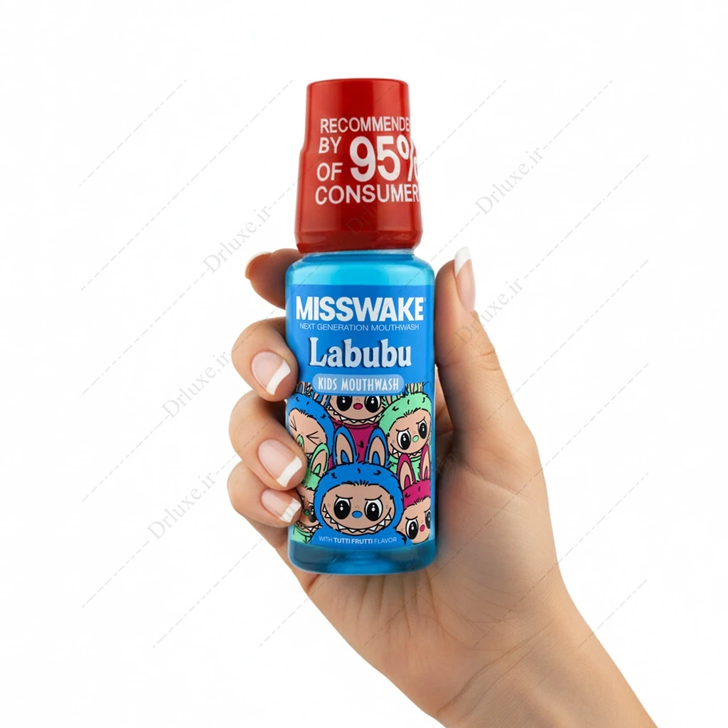 دهانشویه کودک میسویک مدل لبوبو 200 میلی‌لیتر